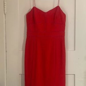 Red Banana republic, wool blend midi dress 6